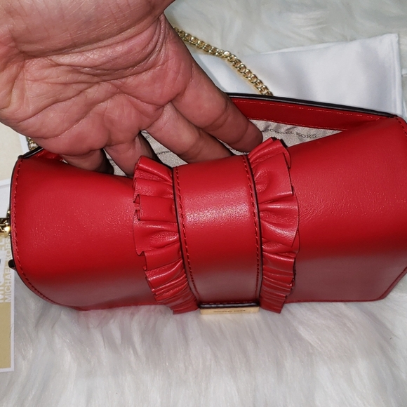 MICHAEL KORS JADE MD GUSSET BAG - Picture 11 of 13